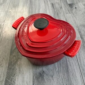 Le Creuset Cherry Heart-Shaped Dutch Oven